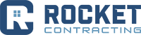 Rocket Contracting logo.  An R inside a C using windows for the open part of the R.